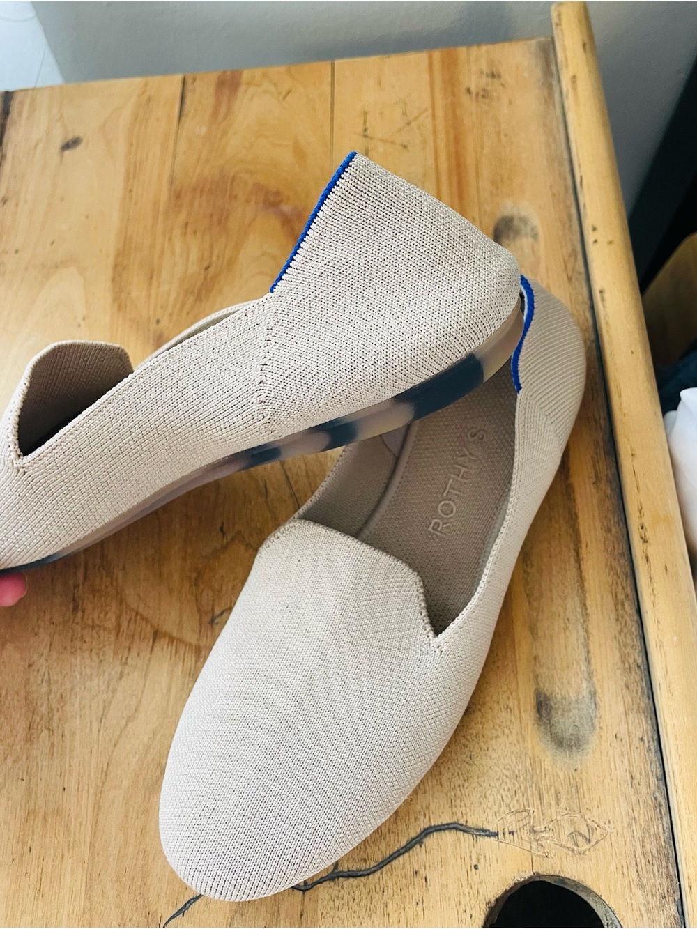 Rothy’s The Lounge Loafer in Sandstone Cream - Picture 10 of 14